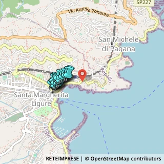 Mappa SP 227 di Portofino, 16038 Santa Margherita Ligure GE, Italia (0.3425)