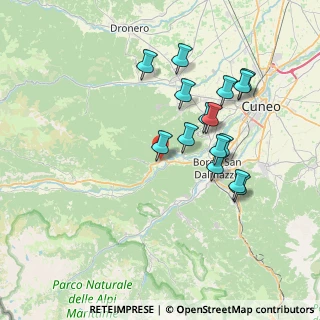 Mappa 12010 Gaiola CN, Italia (7.04733)