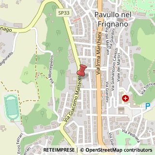 Mappa Via Giacomo Matteotti,  5, 41026 Pavullo nel Frignano, Modena (Emilia Romagna)