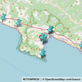 Mappa Via Andrea Roccatagliata, 16038 Santa Margherita Ligure GE, Italia (3.77462)