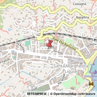 Mappa Via Andrea Roccatagliata, 114, 16038 Santa Margherita Ligure, Genova (Liguria)