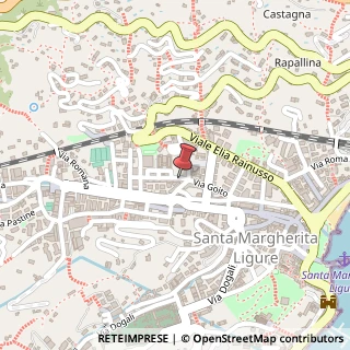 Mappa Via Andrea Roccatagliata, 7, 16038 Santa Margherita Ligure, Genova (Liguria)