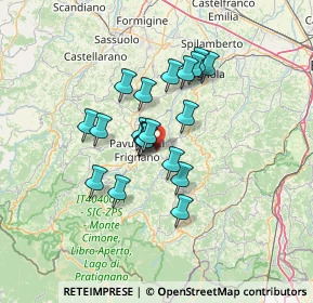 Mappa SP 26, 41026 Pavullo nel Frignano MO, Italia (10.3735)
