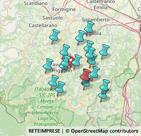 Mappa SP 26, 41026 Pavullo nel Frignano MO, Italia (10.721)