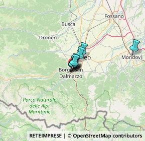 Mappa Via Po, 12011 Borgo San Dalmazzo CN, Italia (20.55786)