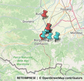 Mappa Via Po, 12011 Borgo San Dalmazzo CN, Italia (7.845)