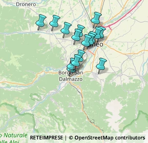 Mappa Via Po, 12011 Borgo San Dalmazzo CN, Italia (5.76375)