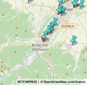Mappa Via Po, 12011 Borgo San Dalmazzo CN, Italia (5.9005)