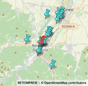 Mappa Via Po, 12011 Borgo San Dalmazzo CN, Italia (2.8195)