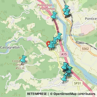 Mappa Via Ponte Teglia, 54026 Mulazzo MS, Italia (1.2235)