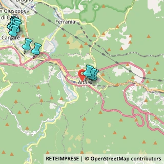 Mappa Via Mallare, 17041 Altare SV, Italia (3.793)