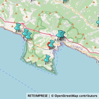 Mappa Via delle Rocche, 16038 Santa Margherita Ligure GE, Italia (4.78909)