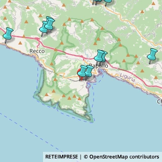 Mappa Via delle Rocche, 16038 Santa Margherita Ligure GE, Italia (6.00786)