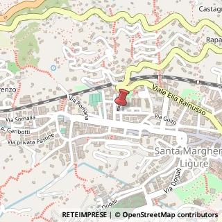 Mappa Via Andrea Roccatagliata, 34, 16038 Santa Margherita Ligure, Genova (Liguria)