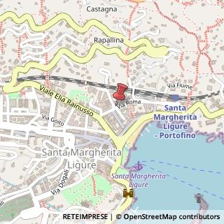 Mappa Via Roma, 46, 16038 Santa Margherita Ligure, Genova (Liguria)