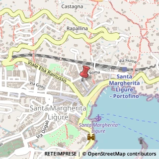 Mappa Via dell'Arco, 38, 16038 Santa Margherita Ligure, Genova (Liguria)