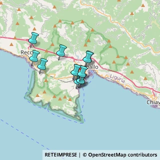 Mappa Via dei Pellerano, 16038 Santa Margherita Ligure GE, Italia (2.255)