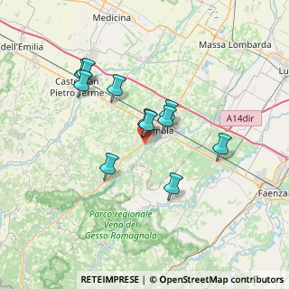Mappa Via degli Orti, 40026 Imola BO, Italia (6.11636)