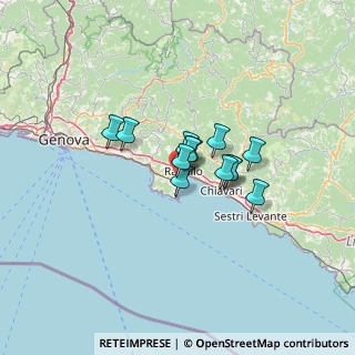 Mappa Via Fiume, 16038 Santa Margherita Ligure GE, Italia (7.91692)