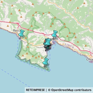 Mappa Via Fiume, 16038 Santa Margherita Ligure GE, Italia (1.40545)