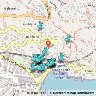 Mappa Via Fiume, 16038 Santa Margherita Ligure GE, Italia (0.21538)