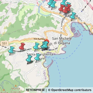 Mappa Via Fiume, 16038 Santa Margherita Ligure GE, Italia (1.2595)