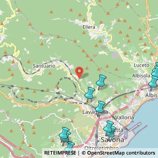Mappa Via Marmorassi, 17100 Savona SV, Italia (3.41583)