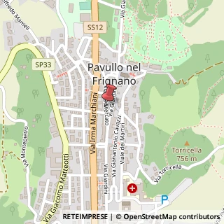 Mappa Via del Mercato, 60, 41026 Pavullo nel Frignano, Modena (Emilia Romagna)