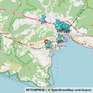 Mappa Via Privata Soetti, 16038 Santa Margherita Ligure GE, Italia (1.66636)