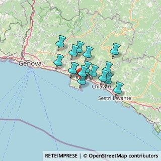 Mappa Via Privata Soetti, 16038 Santa Margherita Ligure GE, Italia (8.72688)