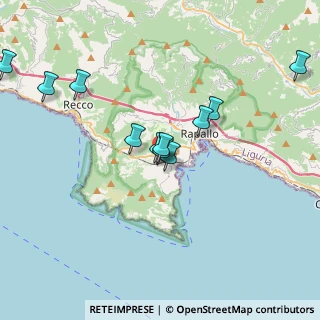 Mappa Via dei Gelsomini, 16038 Santa Margherita Ligure GE, Italia (3.62545)