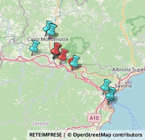 Mappa Via Montenotte, 17041 Altare SV, Italia (6.92)