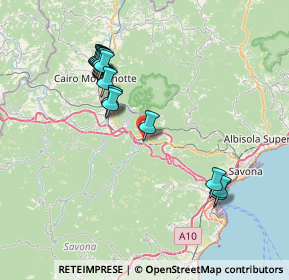 Mappa Via Montenotte, 17041 Altare SV, Italia (7.55313)