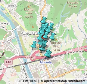 Mappa Via Vittorio Veneto, 17011 Albisola Superiore SV, Italia (0.2095)