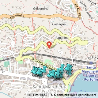 Mappa Corso Nicolò Cuneo, 16038 Santa Margherita Ligure GE, Italia (0.3465)