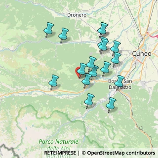 Mappa Frazione Airale, 12010 Valloriate CN, Italia (6.94118)