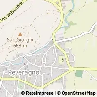 Mapa Peveragno