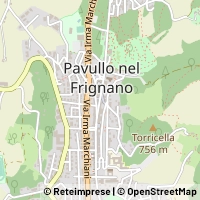 Mapa Pavullo nel Frignano