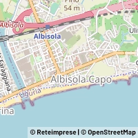 Kaart Albisola Superiore