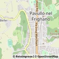 Mapa Pavullo nel Frignano