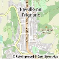 Kaart Pavullo nel Frignano