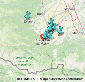 Mappa 12011 Borgo San Dalmazzo CN, Italia (8.74818)