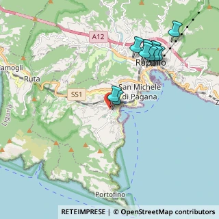 Mappa Via Belvedere, 16038 Santa Margherita Ligure GE, Italia (2.06091)