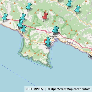 Mappa Via Belvedere, 16038 Santa Margherita Ligure GE, Italia (5.44125)
