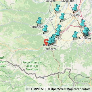 Mappa Localita' Tetto Colombero, 12010 Roccasparvera CN, Italia (18.52267)