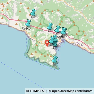 Mappa Via Camillo Sbarbaro, 16038 Santa Margherita Ligure GE, Italia (2.83909)