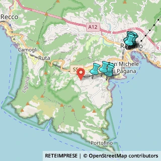 Mappa Via Camillo Sbarbaro, 16038 Santa Margherita Ligure GE, Italia (2.49308)