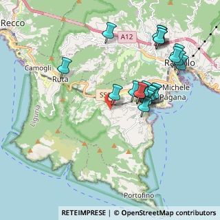 Mappa Via Camillo Sbarbaro, 16038 Santa Margherita Ligure GE, Italia (2.0465)