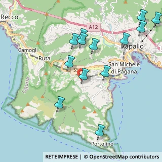Mappa Via Camillo Sbarbaro, 16038 Santa Margherita Ligure GE, Italia (2.36308)
