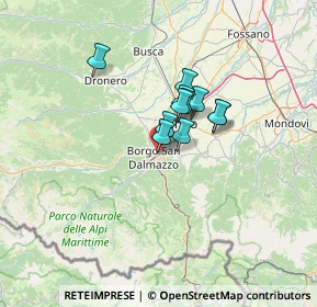 Mappa Via Madonna del Colletto, 12011 Borgo San Dalmazzo CN, Italia (8.21545)